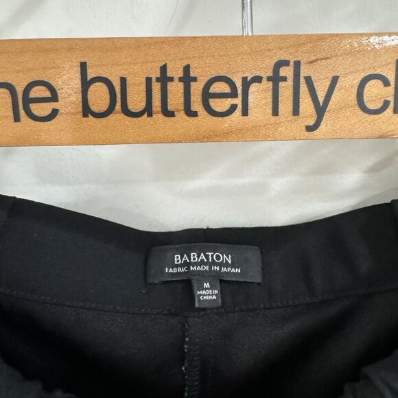 Aritzia Babaton Triacetate Black Elastic Waist Jogger Medium LS - Picture 6 of 6